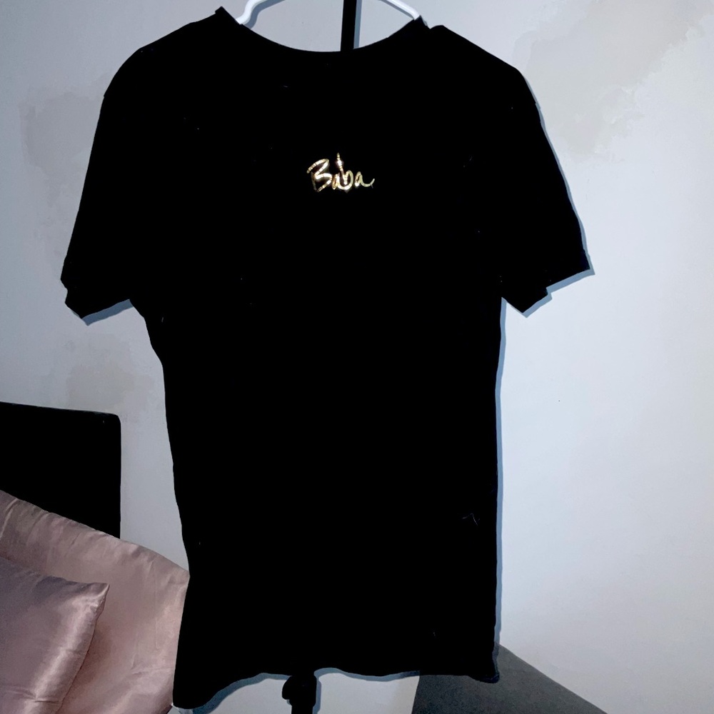 Baba brand Black Graphic Tee in the size M (could be a L)